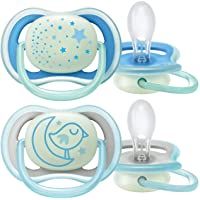 Los mejores  - Philips Avent SCF376-21 - Pack de 2 chupetes Ultra Air Nocturno que brilla en la oscuridad- tetina suave para 6-18 m…